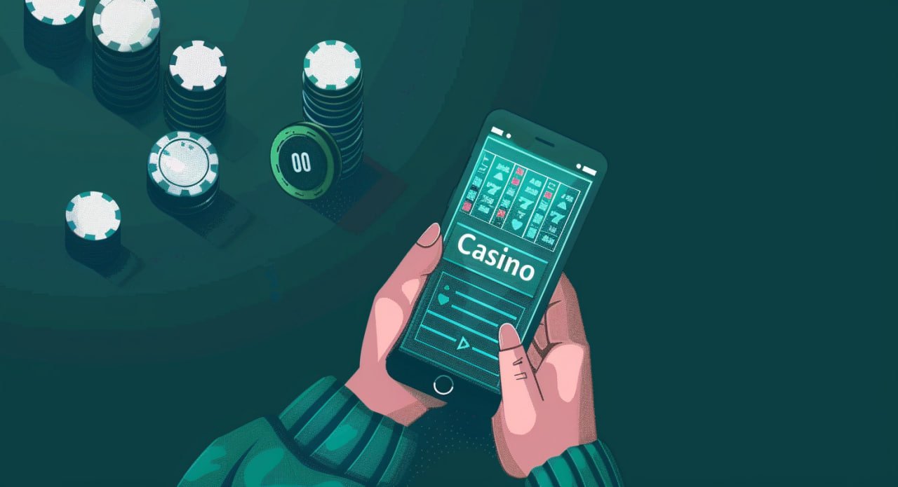Pengingat responsible gaming dengan ilustrasi keseimbangan dan kontrol diri pemain di platform digital hiburan